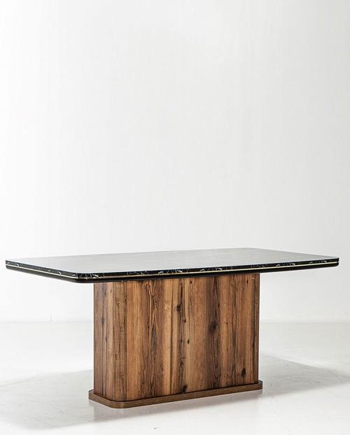 Demre 180X100 Sabit Yemek Masası - Ceviz
