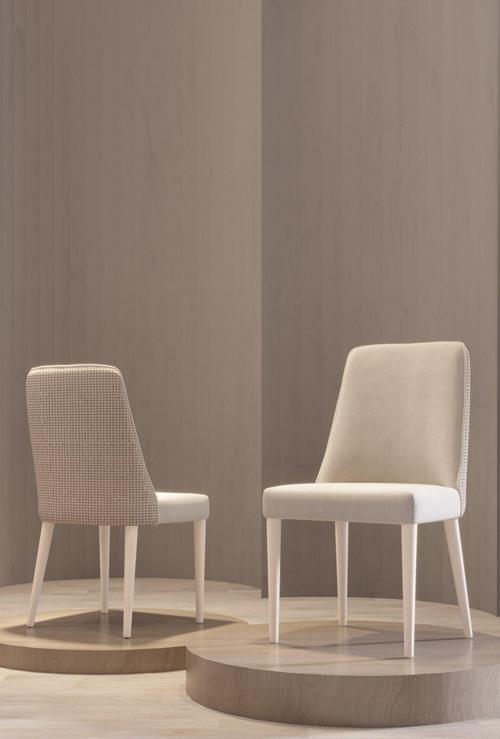 Linen Salon Yemek Mutfak Sandalyesi - Krem