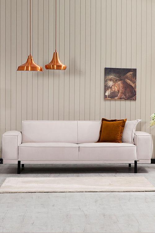 Loft Üçlü Salon&Oturma Odası Kanepe - Beyaz
