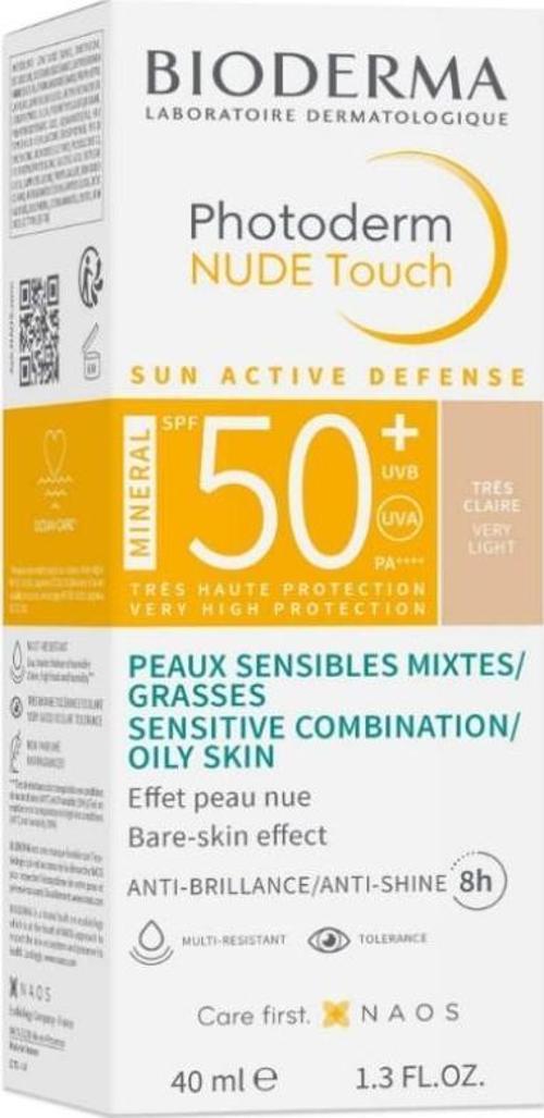 Photoderm Nude Touch SPF50+ Very Light Güneş Koruyucu 40 ml