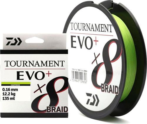 Tournament Evo+ 8X İp Misina 0.16mm 12.2kg 135mt Açık Yeşil