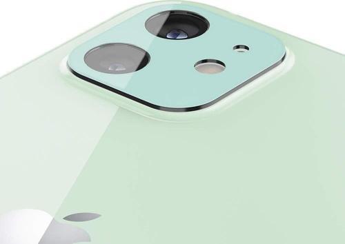 iPhone 12 ile Uyumlu Kamera Lens Cam Ekran Koruyucu Glas.tR Optik (2 Adet) Green
