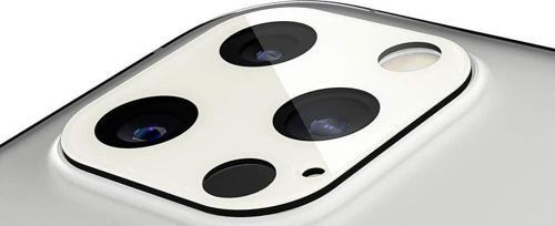 iPhone 12 Pro ile Uyumlu Kamera Lens Cam Ekran Koruyucu Glas.tR Optik (2 Adet) Silver