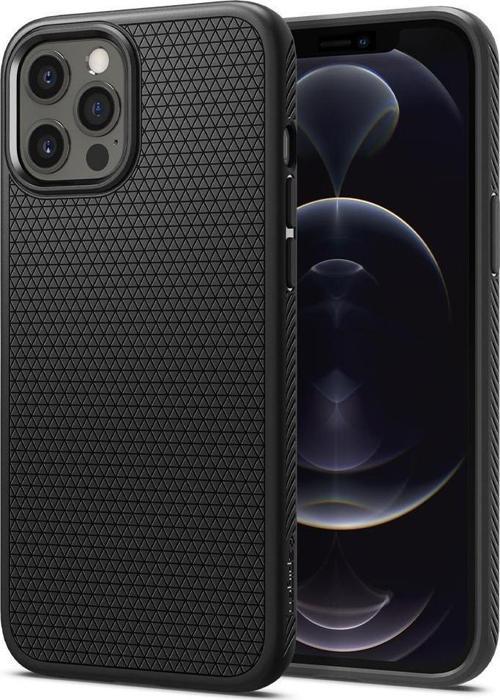 iPhone 12 Pro Max ile Uyumlu Kılıf Liquid Air Matte Black