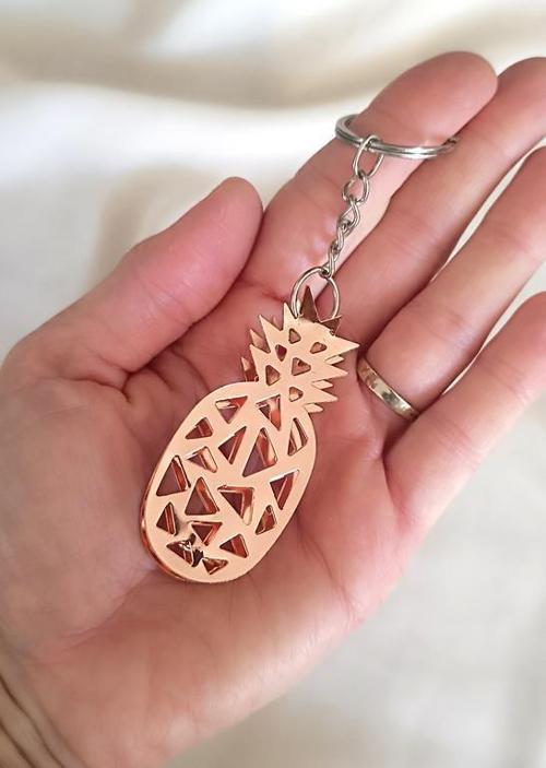 Anahtarlık Ananas Meyve Araba Çanta Cüzdan Süsü Aksesuar      
