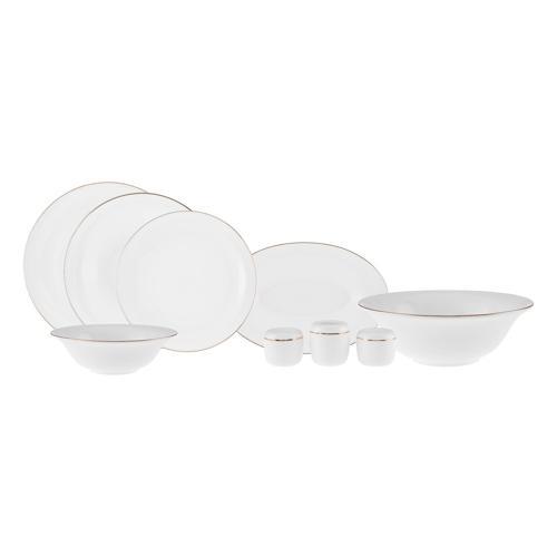Fine Pearl Fame 58 Parça 12 Kişilik Yemek Takımı Gold