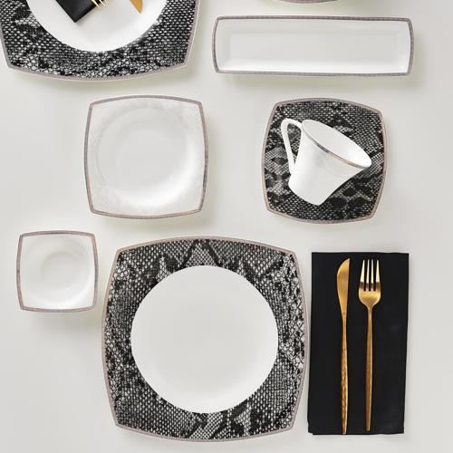 Fine Pearl Şahmeran 26 Parça 6 Kişilik İnci Kahvaltı/Servis Takımı