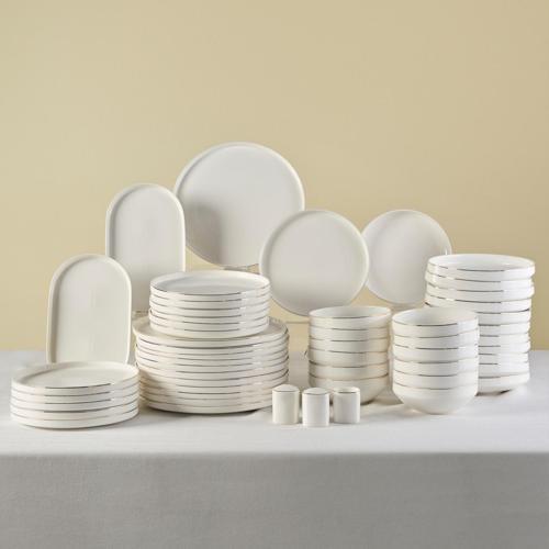 Red Carpet Collection Stream Bone Sirius 53 Parça 12 Kişilik Yemek Takımı Gold