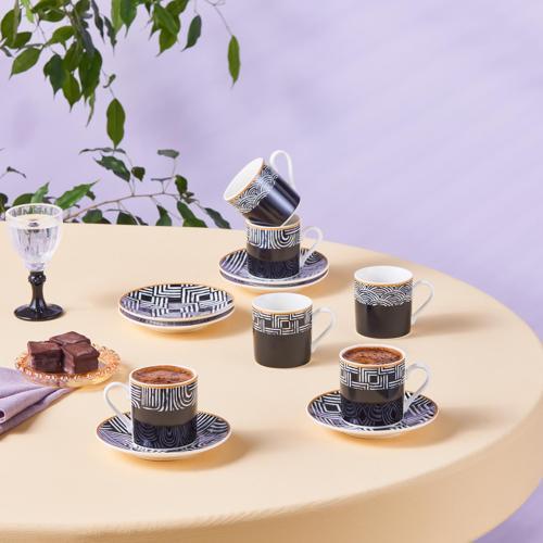 Rabat 6 Kişilik Kahve Fincanı 90 ml