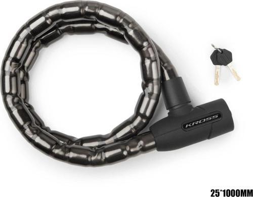Bisiklet Ve Motosiklet Anahtarlı Halat Çelik Kilit Bilyalı Kilit 25*1000 Mm Motor Bisiklet Kilidi