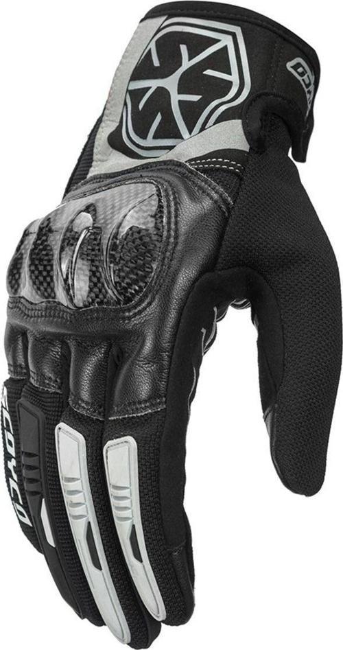 Motosiklet Eldiveni Karbon Fiber Koruma Microfiber Deri Aşınmaya Karşı Dirençli Motor Eldiveni