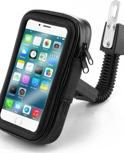 Motosiklet Kapalı Telefon Tutucu Scooter Unıversal Suya Dayanıklı Özel Ayna Bağlantı Aparatı