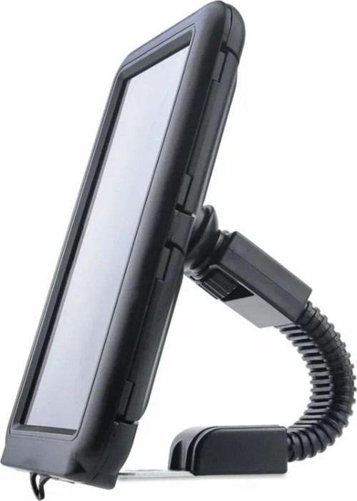 Motosiklet Kapalı Telefon Tutucu Sert Kapak Ayna Bağlantı Aparatı Scooter Unıversal Telefon Tutucu