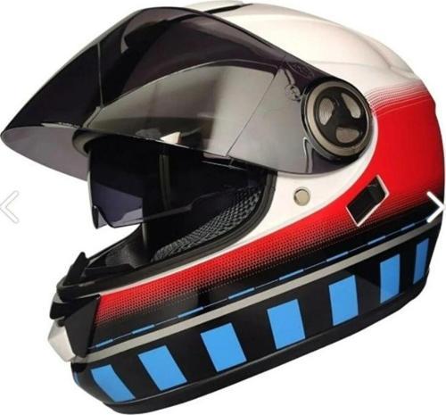 Motosiklet Kaskı Ce Onaylı Full Face Abs Materıal Güneş Vizörlü Kask Fr 913 Tessaract-Ts