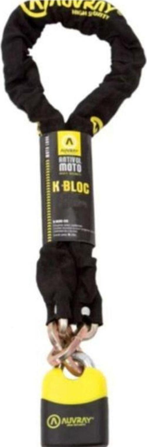 Motosiklet K-Bloc 200 Cm Zincir Kilit Kesilmeye Dayanıklı Motor Kilidi 2Mt