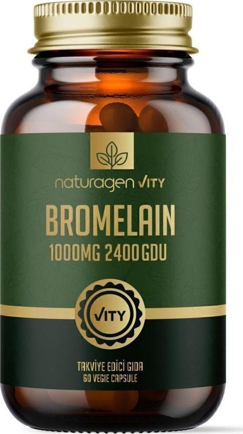 Bromelain 1000 Mg 2400 Gdu Prebiyotikli 60 Kapsül