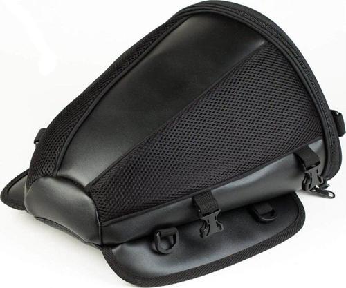 Motosiklet Racing Arka Kuyruk Koltuk Çantası Suni Deri Ve Güçlendirilmiş Impertex Kumaş Motor Çanta