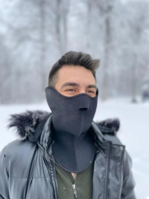 Motosiklet Yüz Boyun Koruyucu Neopren Maske Kulak Ve Göğüs Korumalı Rüzgar Maskesi Çift Taraflı