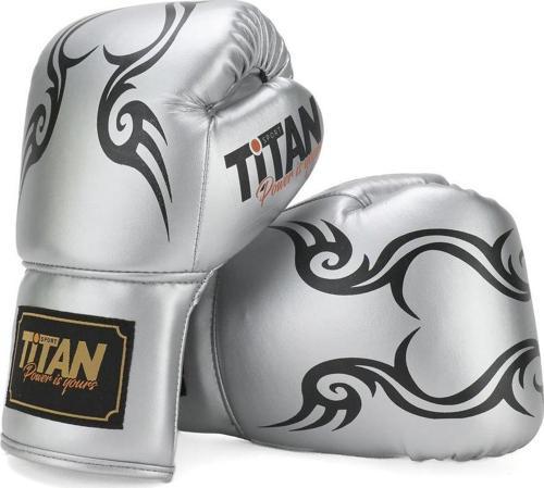Gümüş (Silver) İpli  Boks Eldiveni