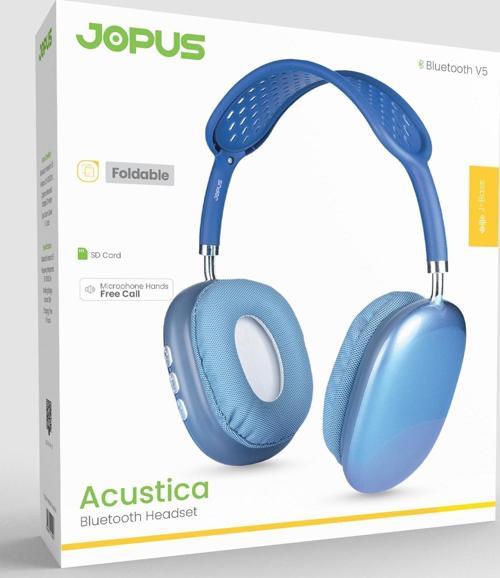 Mikrofonlu Ses Seviyesi,Arama,Şarkı Değiştirme Kontrol  Düğmeli Bluetooth Kablosuz Kulaklık Acustica
