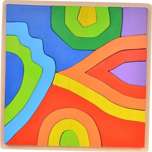 Dört Element Ahşap Puzzle