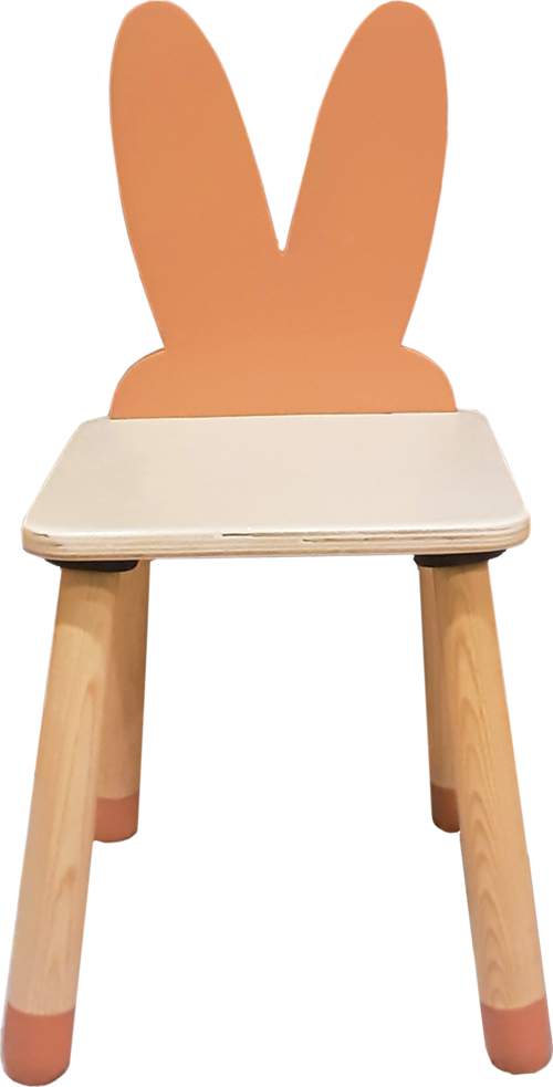 Wood&Joy Renkli Tavşan Sandalye