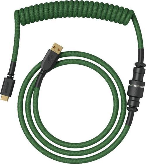 Sarmal USB-C to USB-A 1.4 Metre Klavye Kablosu Yeşil
