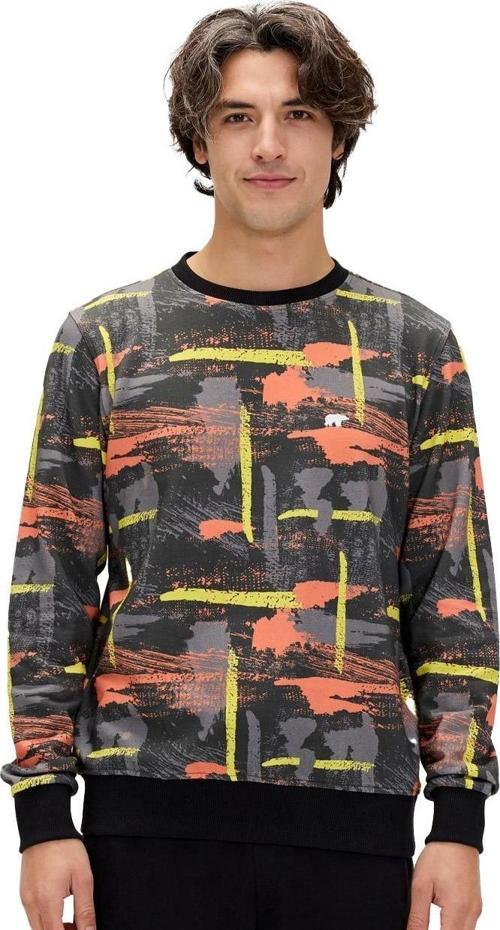 24.02.12.017 Flame Crewneck Sweatshirt Siyah