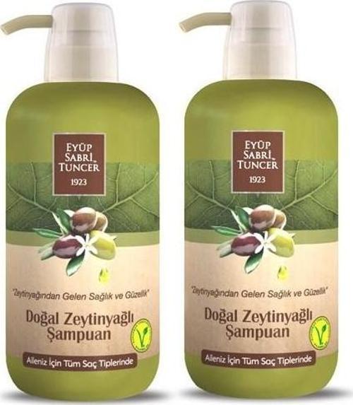 Doğal Zeytinyağlı Şampuan 600 ml Pet Şişe x 2