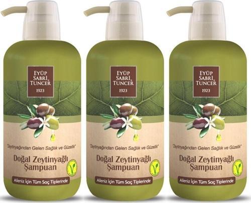 Doğal Zeytinyağlı Şampuan 600 ml x 3