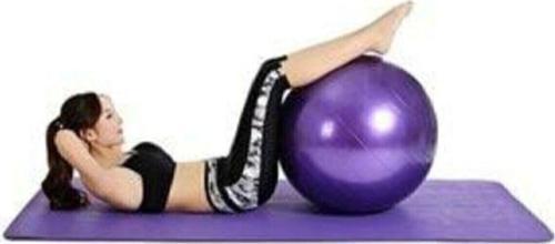 55 Cm Fitilli Pilates Topu Ve Pompa Seti Pilates Denge Yoga Spor Egzersiz Top