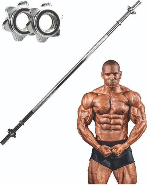 Düz Bar 120 Cm Krom Halter Ağırlık Barı