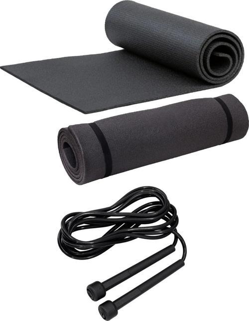 Pilates Yoga Matı 7 Mm Ve Atlama Ipi Pilates Egzersiz Seti Evde Spor Seti