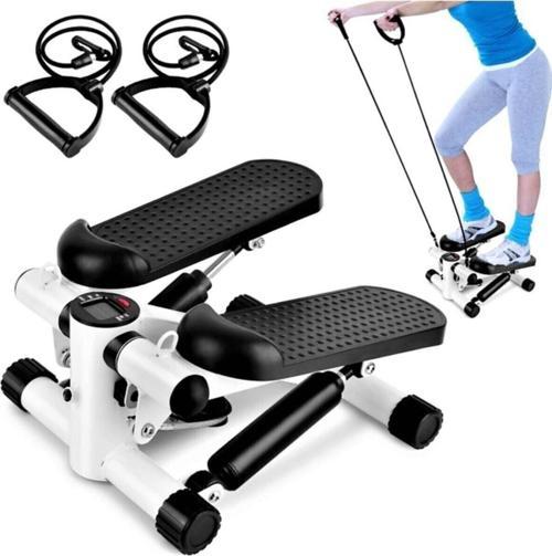 Ipli Fitness Stepper Egzersiz Aleti Total Body Twister Crosstep Step Siyah
