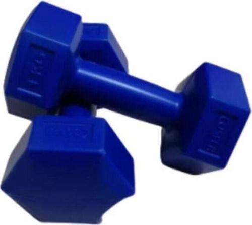 1 Kg X 2 Kg Plastik Lacivert Dambıl Seti