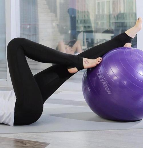 75 Cm Mor Dura-Strong Deluxe Pilates Topu