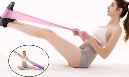 Pilates Bandı Pilates Lastiği Jimnastik Pilates Lastiği 120X15 Cm
