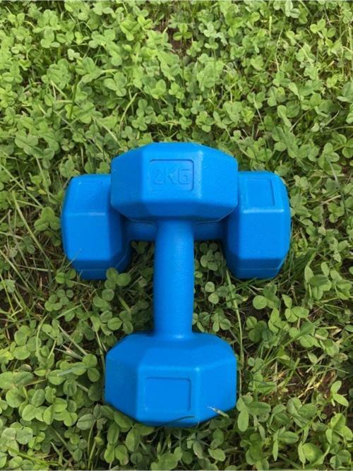 Dambıl Seti Köseli Vınyl 2 Kg Ağırlık Seti 2 Kg X 2 Adet = 4 Kg