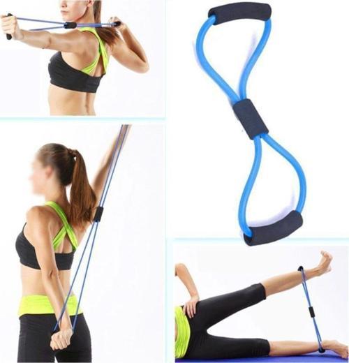 Egzersiz Pilates Direnç Bandı - Mavi