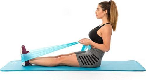 Elastik Genişletici Streç Egzersiz Lastik Bant Fitness Ekipmanları Mavi