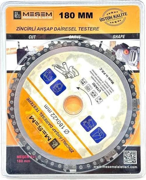 Zincirli Ahşap Dairesel Testere 180x22