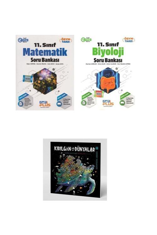 Çap Yayınları 2025 - 11. Sınıf Matematik - Biyoloji Soru Bankası - Kırılgan Dünyalar Hediyeli