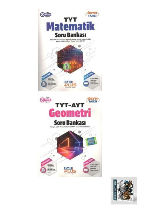 Çap Yayınları 2025 Tyt Matematik - Tyt Ayt Geometri Soru Bankası Seti 2 Kitap (RENKLİ DÜNYALAR HEDİYELİ)