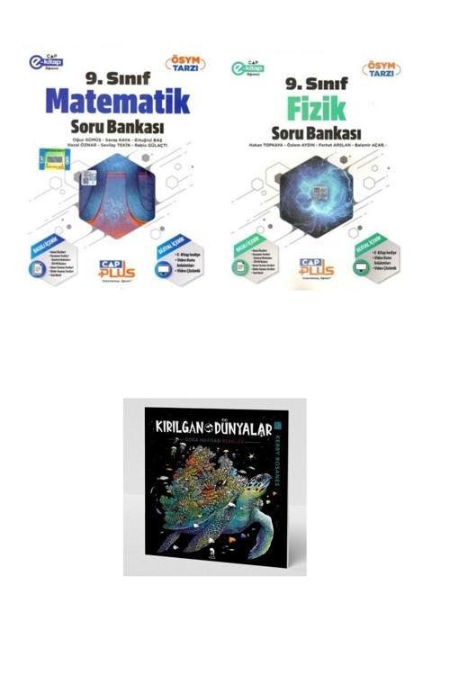 Çap Yayınları 9. Sınıf Matematik - Fizik Soru Bankası - (kırılgan Dünyalar Hediyeli)