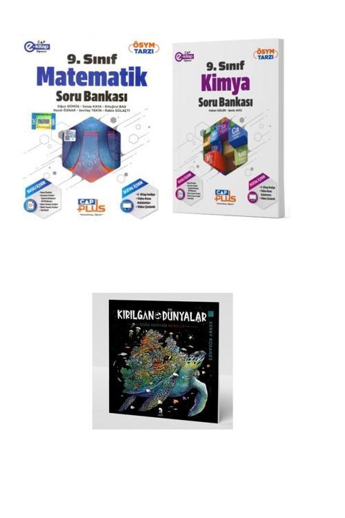 Çap Yayınları 9. Sınıf Matematik - Kimya Soru Bankası - ( Kırılgan Dünyalar Hediyeli)