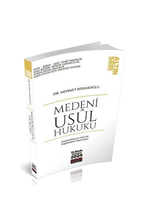 Savaş Yayınevi 2024 Medeni Usul Hukuku Konu Anlatımı 19. Baskı