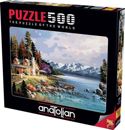 500 Parçalık Puzzle - Dağ Evi 3534