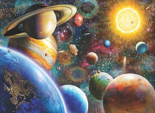 1033 Gezegenler 1000 Parça Puzzle