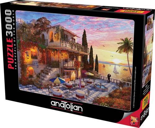 3000 Parçalık Puzzle - Akdenizde Romantizm 4911
