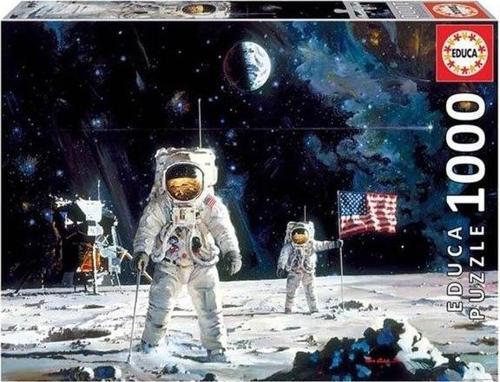 18459 First Men On The Moon Robert Mccall 1000 Parça Puzzle